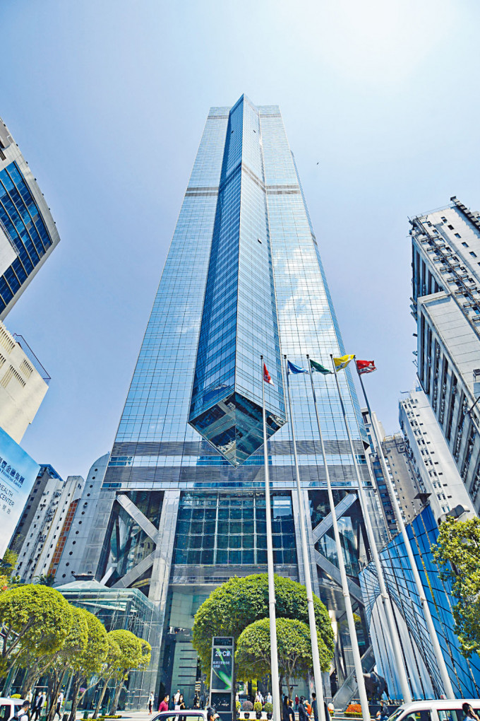 中环中心39楼单位连录租赁，回报介乎1.3至1.7厘。