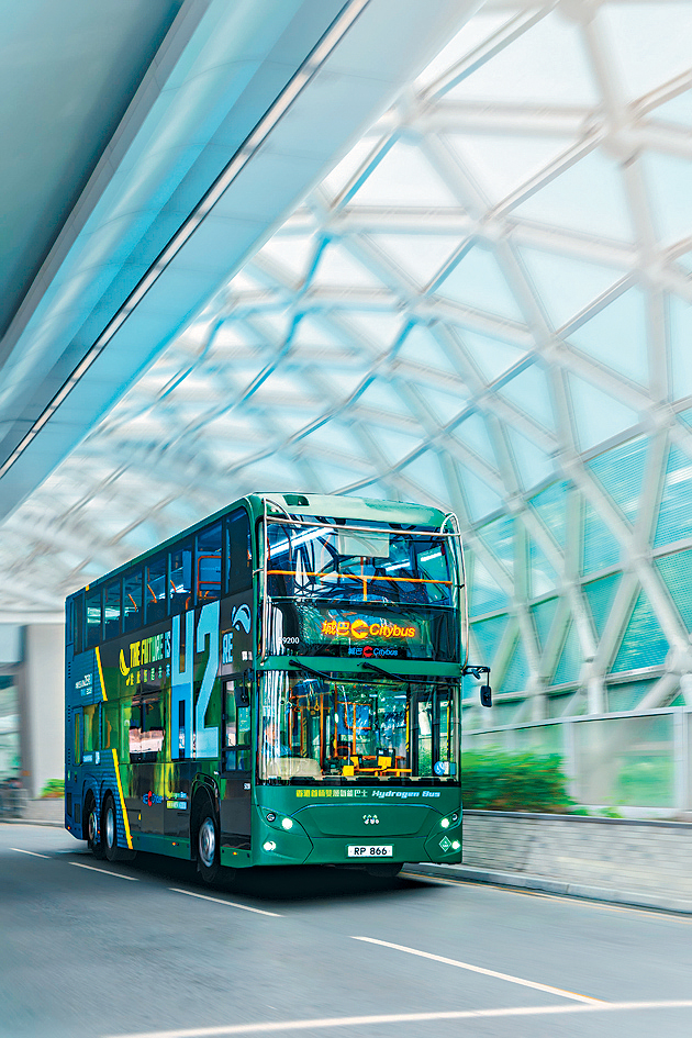 城巴表示，正计划安排氢能巴士于未来数星期内首次行驶过海路线。
