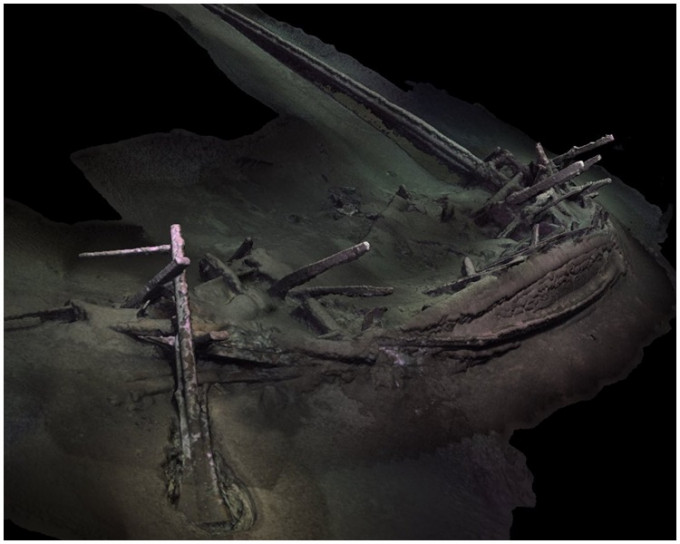 考古學家在黑海發現2400年前的古希臘沉船。Prof Alice  Roberts Twitter