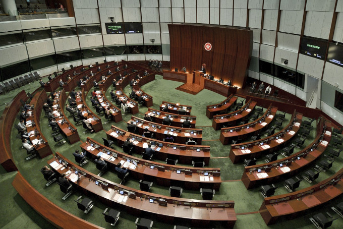 港府批評反中亂港勢力在立法會製造混亂、癱瘓特區政府運作，甚至勾結外部勢力損害香港的安全和利益。資料圖片