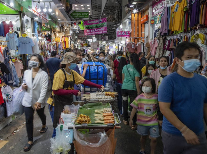 疫情重创泰国观光业。AP资料图片