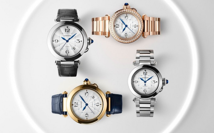 新登场的Pasha de Cartier系列腕表，在设计及功能上均明显优化，如增添了QuickSwitch及SmartLink系统，以及首推个人化镌刻服务等。另又提供多样素材与镂空表款选择。  
　