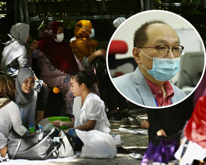 僱傭公會主席陳東風對政府開放竹篙灣檢疫中心表示歡迎。資料圖片