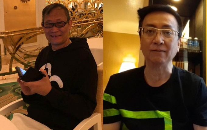 刘少君与郑伟强（左，资料图片）是多年好友，望给对对方正能量度难关。