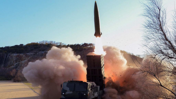 南韩称侦察到北韩昨日发射了2枚飞行物。AP