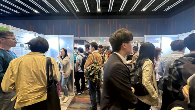 香港科技園公司今日（8日）舉辦「Talent Power UP 」為題的創科職業博覽。謝曉雅攝