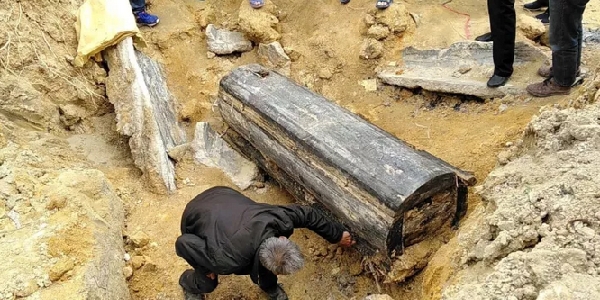 棺木是安溪龍涓黎山村一戶王姓人家發現。