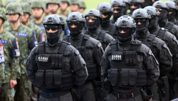 台湾负责领导人保安的宪兵特勤队。