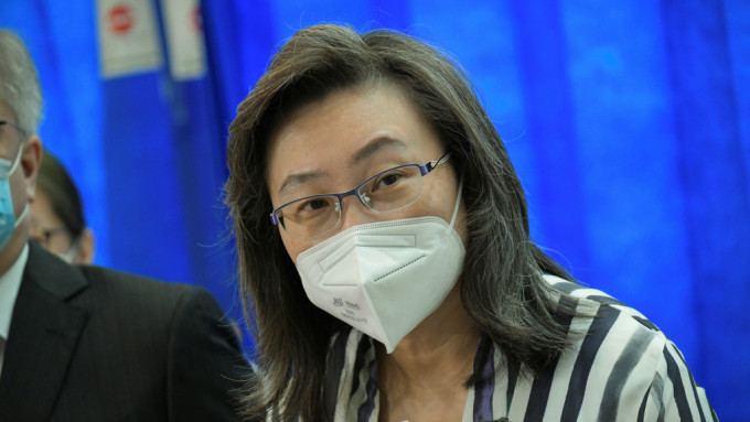 杨何蓓茵呼吁长者和儿童接种新冠疫苗。 资料图片