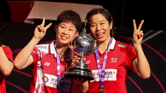 中國再次捧走優霸盃。國際羽聯官網圖片