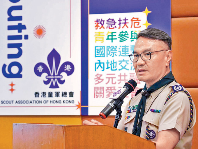 新任香港童軍總會香港總監黎偉生前日履新，並簡介香港童軍活動的未來發展策略。