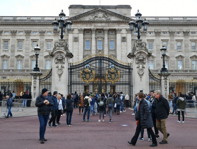英国伦敦白金汉宫入口。AP