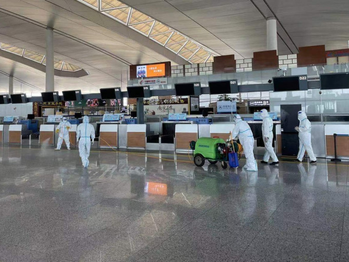 南京禄口机场周四起恢复运作。新华社料图片