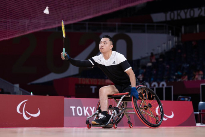 陈浩源在残疾人羽毛球巴林国际赛WH2级男单四强止步，仍为港队增添一面铜牌。资料图片