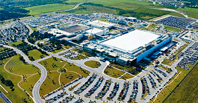 三星集团目前设于德州奥斯汀市的晶片厂。