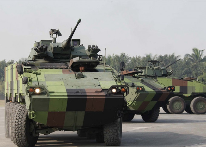 台灣發現雲豹裝甲車出現底盤問題。網圖