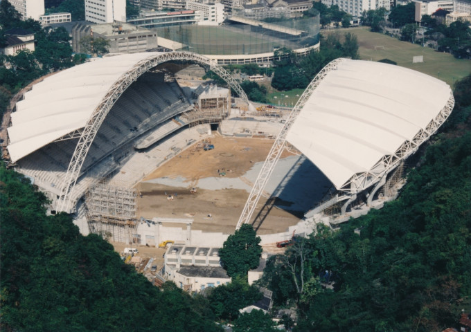 香港大球場，前名政府大球場，一九五五年落成。資料圖片