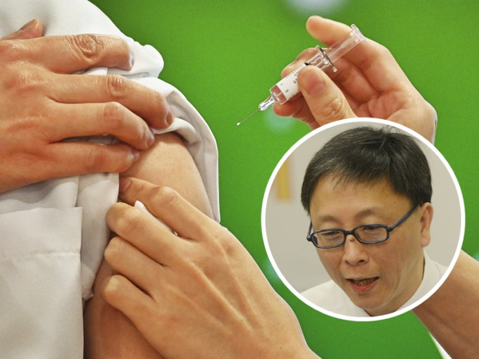 港大感染及傳染病中心總監何栢良（小圖）呼籲兒童及長者接種流感疫苗。資料圖片