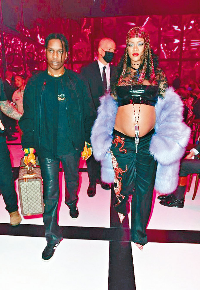 Rihanna男友A$AP Rocky涉於去年11月開槍襲擊好友，前日在機場被捕。