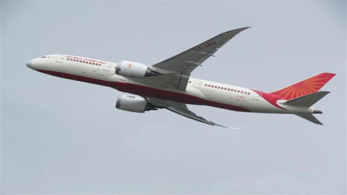 印度航空新德里航班禁抵港5日。资料图片