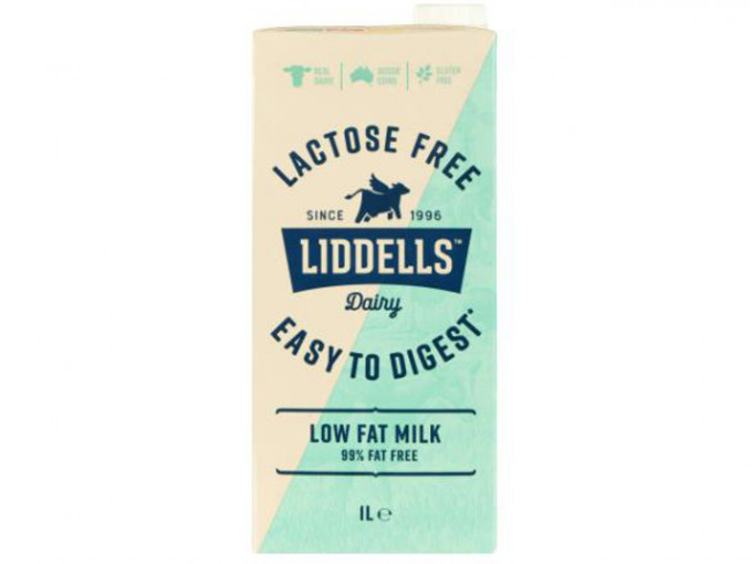 食安中心指澳洲Liddells一款牛奶未獲批准進口，呼籲市民不要飲用。網圖