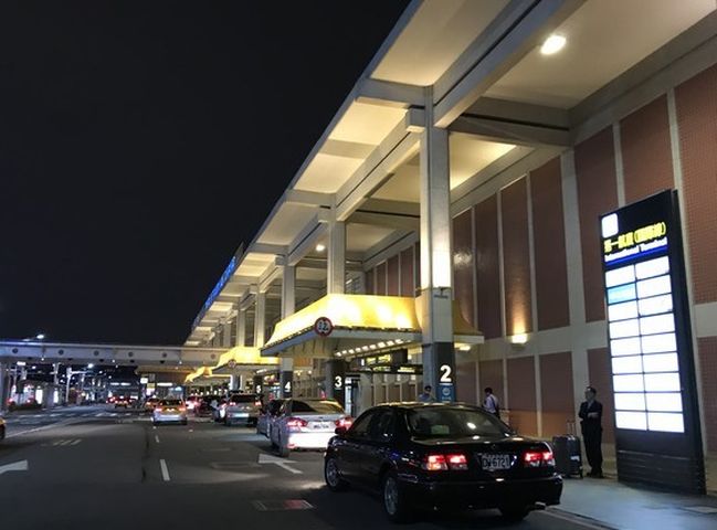 有無人機兩度闖入台北松山機場。網圖