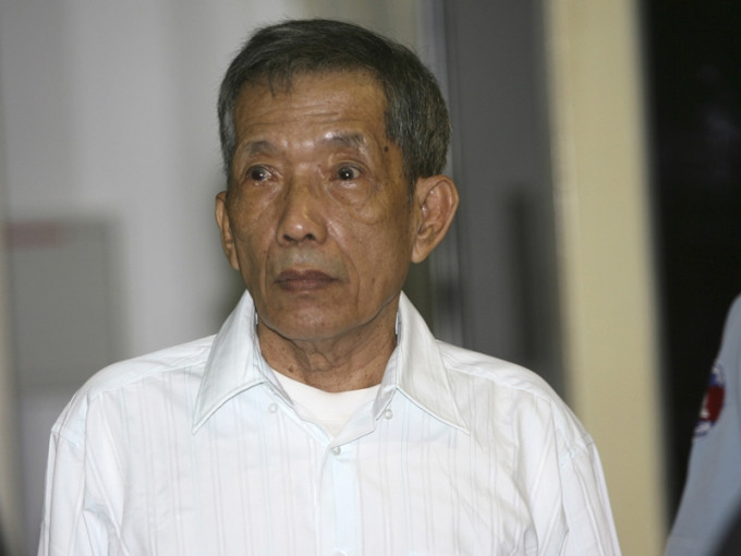 前赤柬領袖康克由（Kaing Guek Eav）於周三去世。AP相片