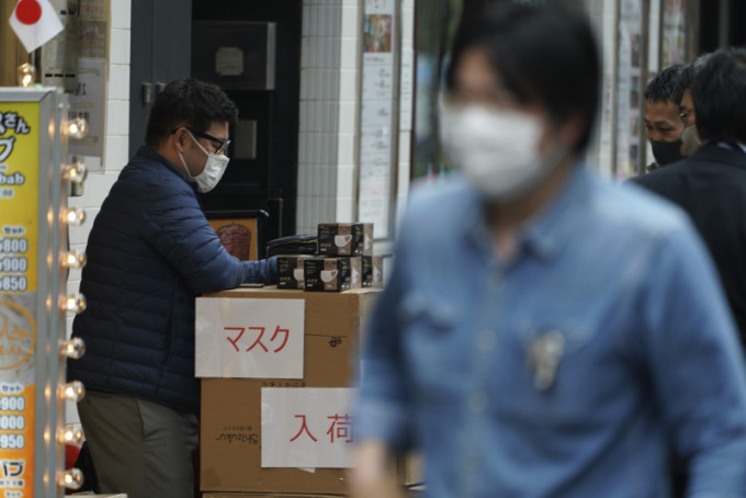 疫情下日本东京街景照。AP图
