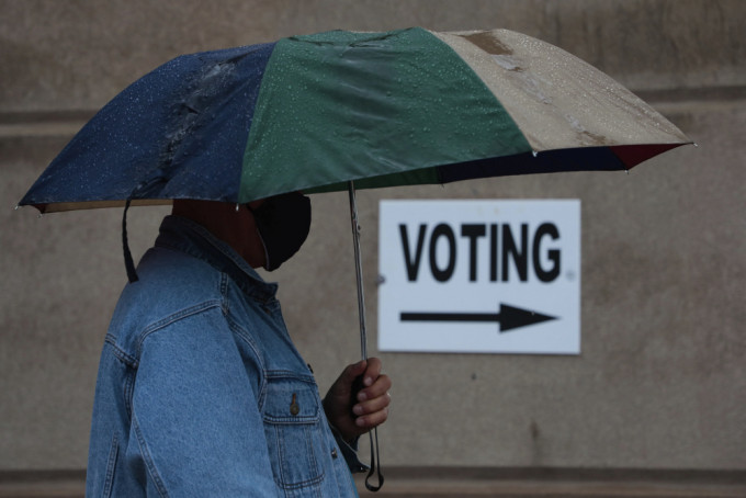 美國近3000萬人已完成投票。AP圖片