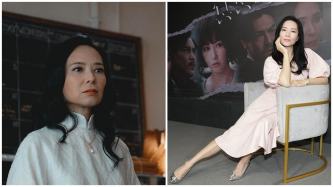 久违香港观众的郭羡妮，新作《冥冥之中》昨晚首播。