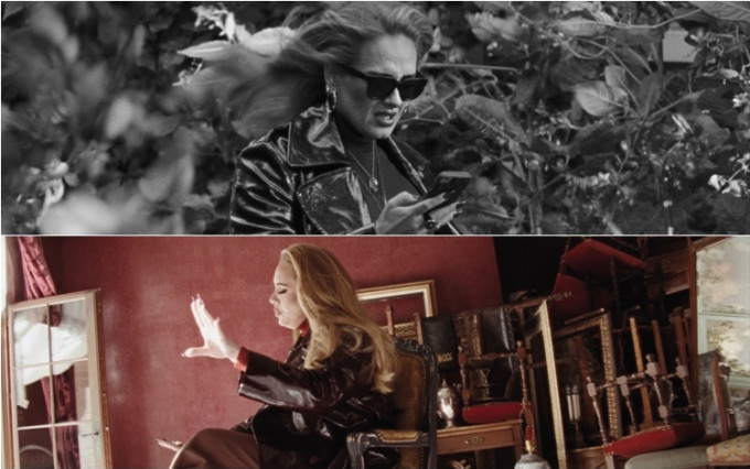 Adele新歌《Easy on Me》MV，以黑白轉彩色畫面比喻婚姻。