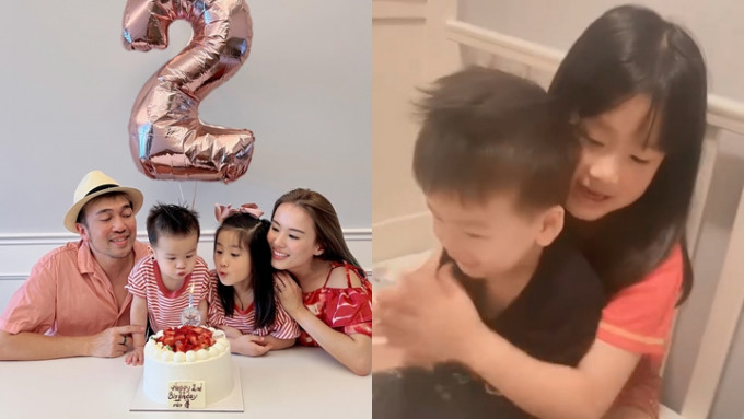 杨洛婷的囡囡庆祝6岁生日。