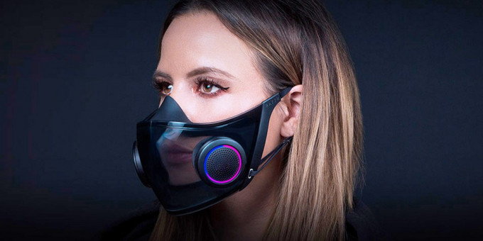 Project Hazel两侧的呼吸环支援Chroma RGB LED，让用户可因应个人喜好选择颜色发光，在漆黑中亦能清楚看到脸部表情。