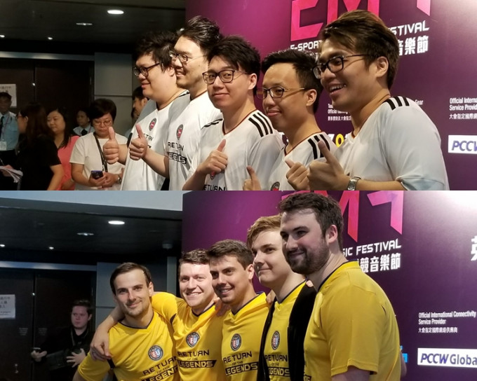 第一季冠軍xPeke（下圖中）帶領歐洲隊，而第二季冠軍的香港代表Toyz（上圖中）領軍港澳台隊。