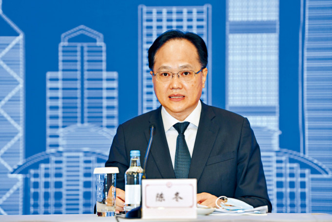 中联办副主任陈冬将会离任，调返福建。