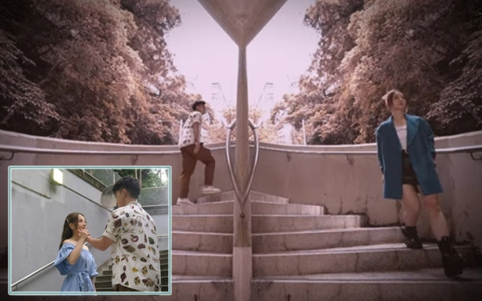 谷婭溦為有份參與曲詞創作的新歌《別再回頭》拍攝 MV。