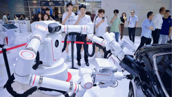 美國警惕人工智能技術輸入中國。（中新社）