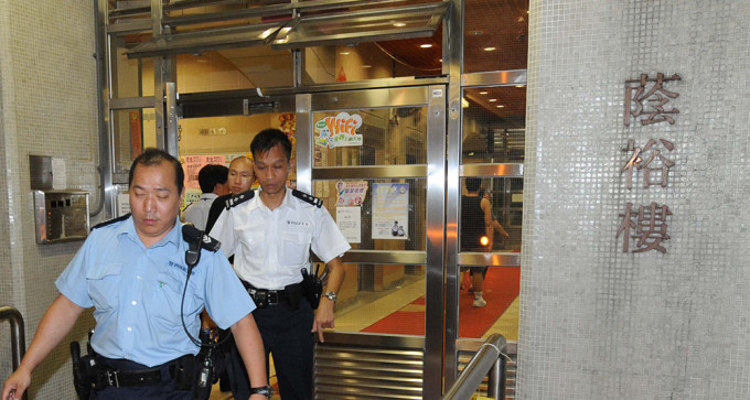 葵涌石蔭東邨蔭裕樓一個單位內發生懷疑刑事恐嚇案。（資料圖片）