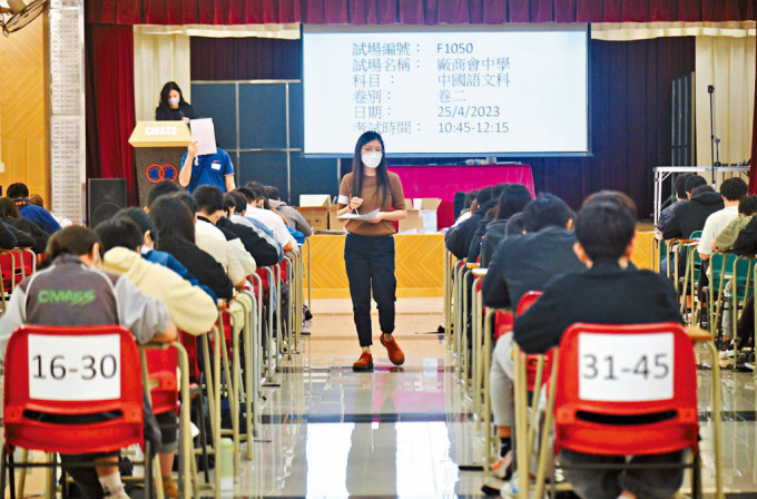 文憑試昨舉行中文科閱讀卷，不少考生都表示，未諳白話篇章《一竿冷》的意境，被題目所考倒。