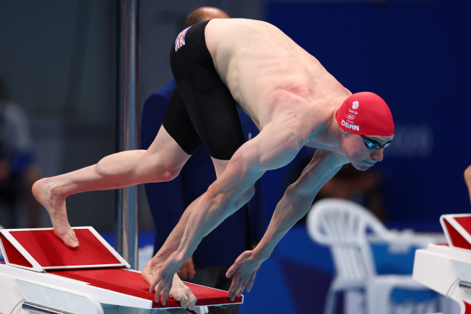 甸恩夺男子200米自由泳金牌。Reuters