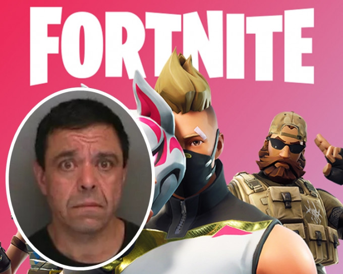 紐約男子玩線上遊戲《Fortnite》敗給男童後，威脅開槍殺死男童。網圖