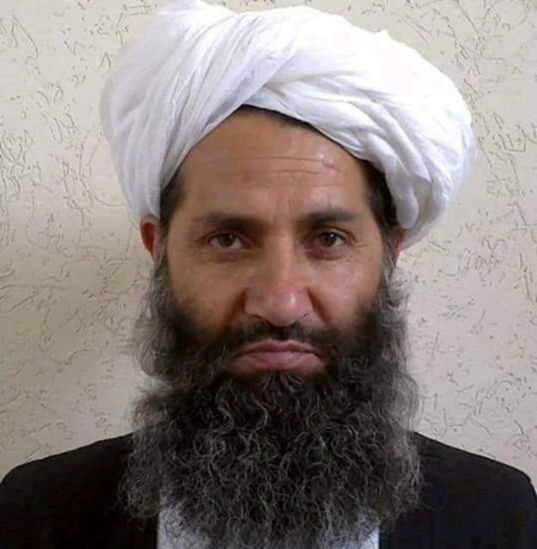 塔利班現時領袖阿洪扎達（Haibatullah Akhundzada）。路透社圖片