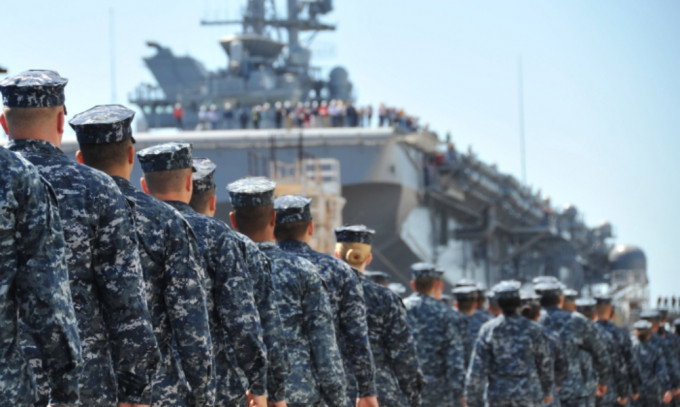 美軍歐洲司令部證實首出現駐歐美國海軍確診。網圖