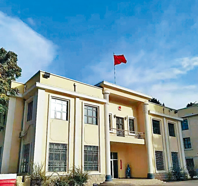 中國駐喀布爾大使館。