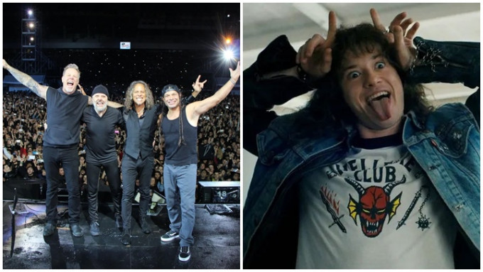 Metallica赞Joseph Quinn在《怪奇物语4》弹奏他们的歌曲。