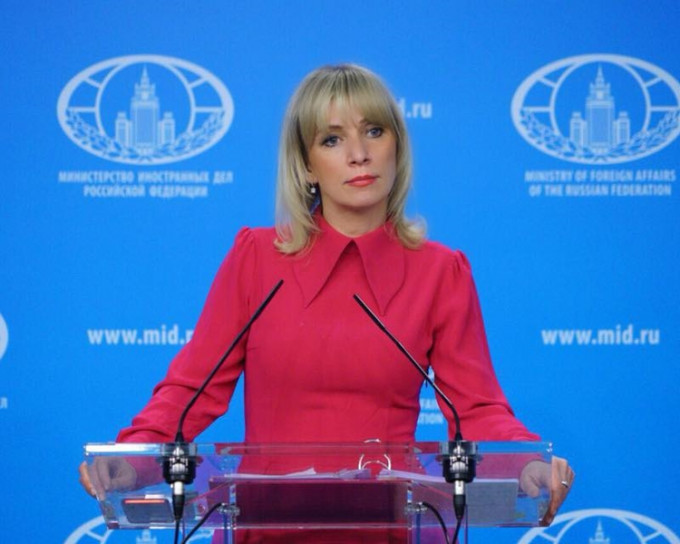 俄國外交部發言人沙卡洛娃。Maria Zakharova fb圖片
