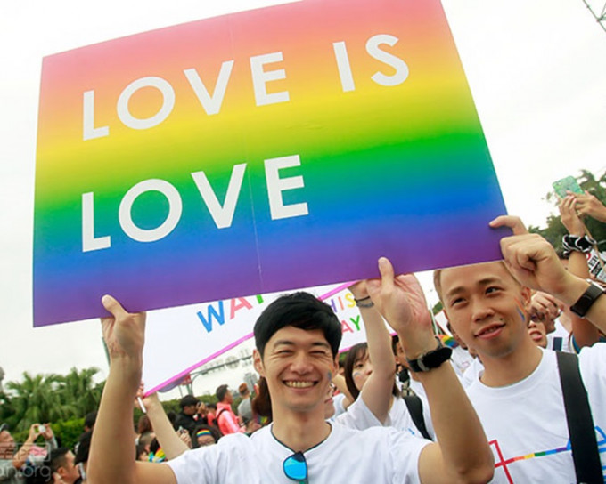 台灣司法院裁定現行法令違憲，應以法律保障同性婚姻。網上圖片