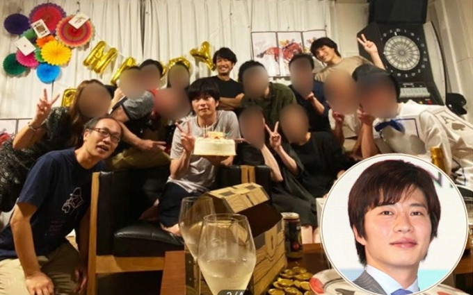田中圭被爆料在家中開生日派對。