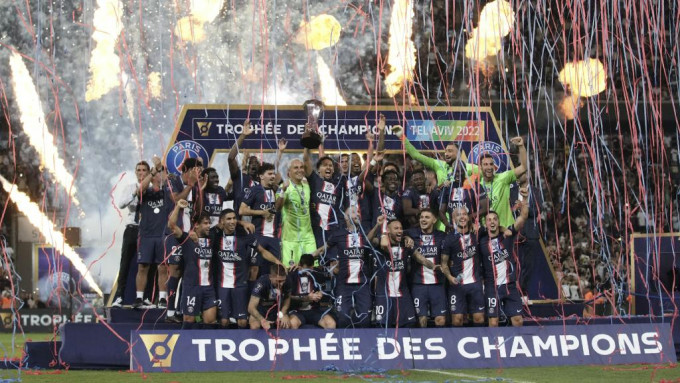 巴黎圣日耳门成法国超级杯冠军。AP
