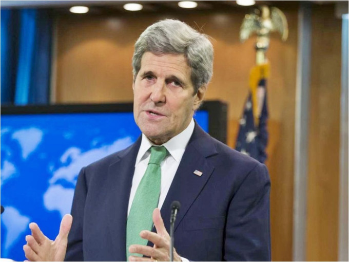 傳美國氣候特使克里（John Kerry）將訪華。網圖